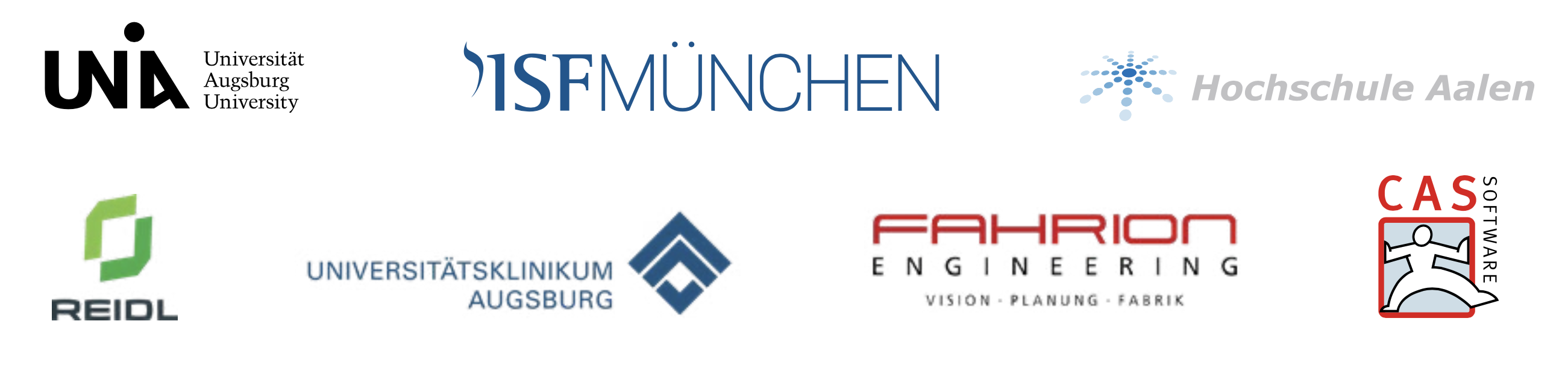 Logos der Partnerunternehmen und -institutionen